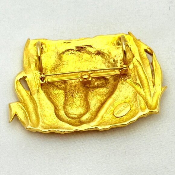 Vintage 1980s Parklane Large Wild Cat Brooch/Pin - Picture 4 of 7